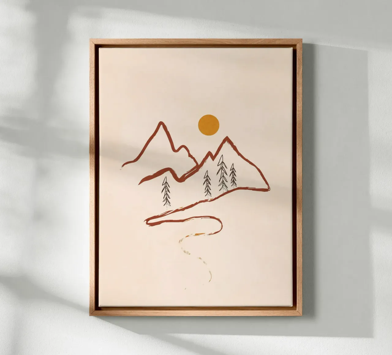 Mountain Minimal tela da Flow Line