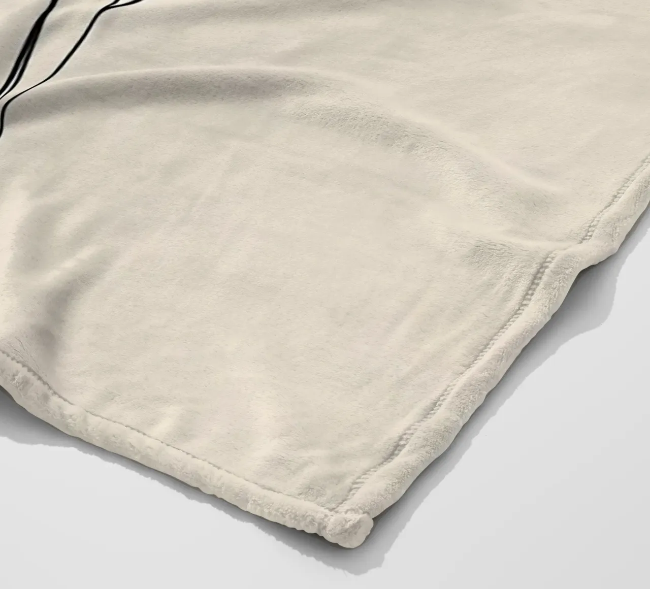 Mani connesse 2 Arte lineare minimalista coperta in pile da Viv Line Art