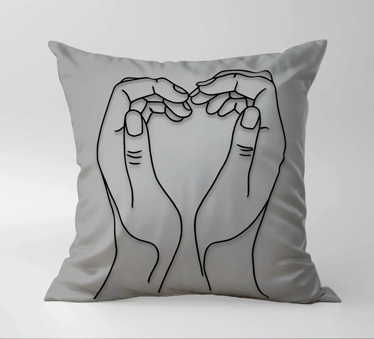 Amore 3 Line Art minimalista cuscino da Viv Line Art