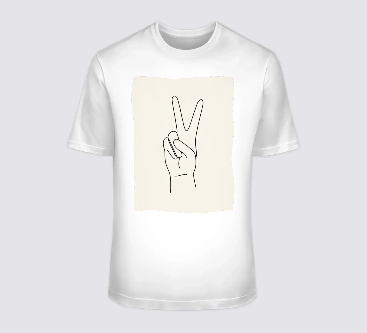 Victory 3 Minimalist Line Art t-shirt by Viv Line Art