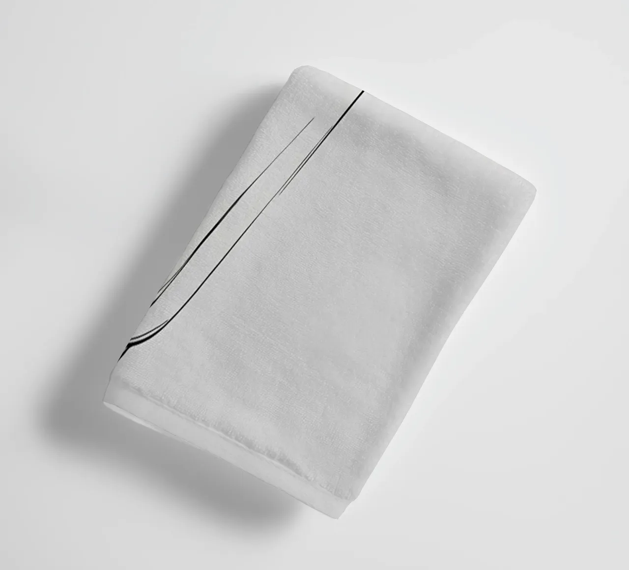 Hand Gesture Minimalist Line Art serviette de bain de Viv Line Art