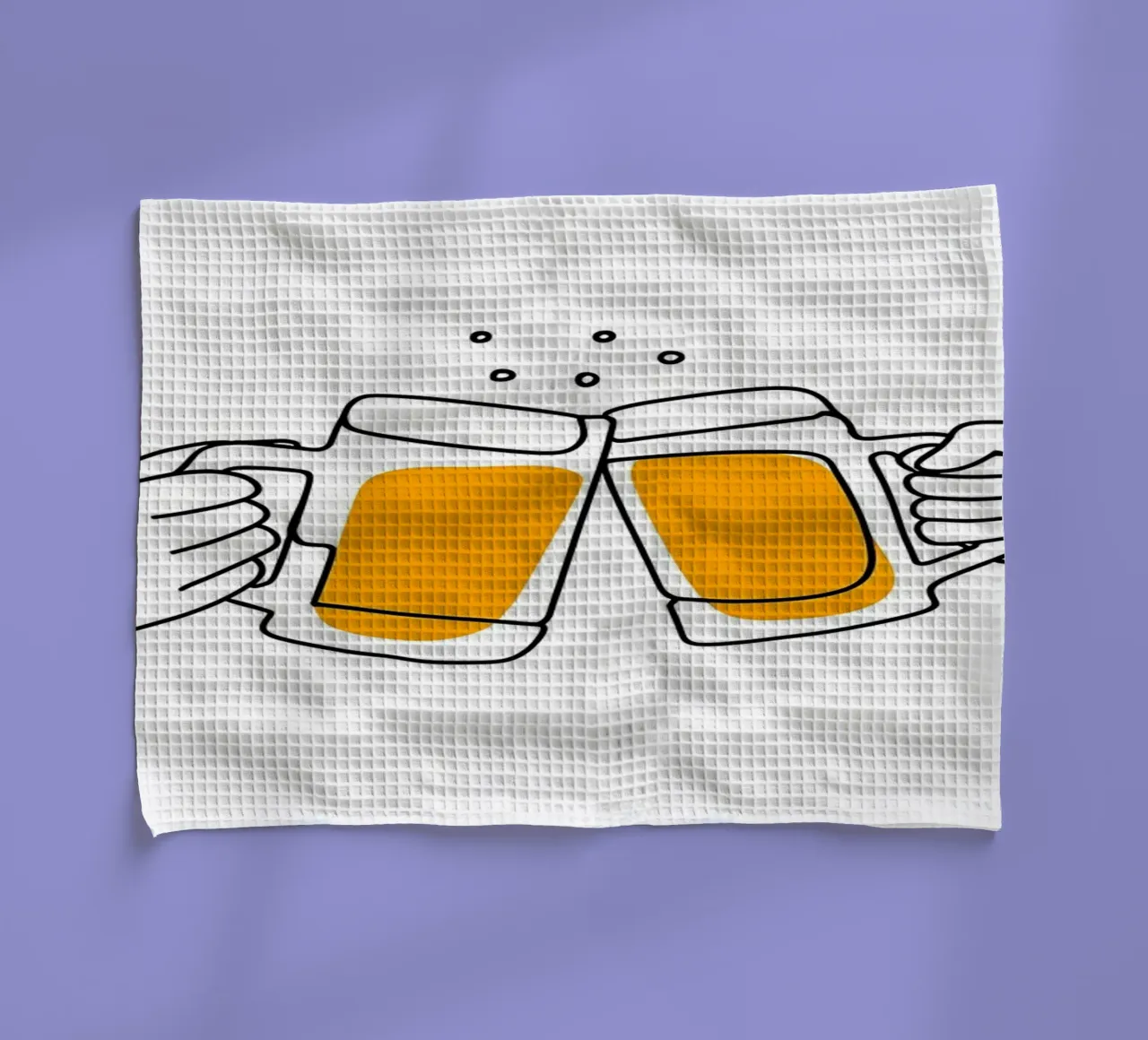 Cheers 3 Minimalist Line Art torchon de Viv Line Art