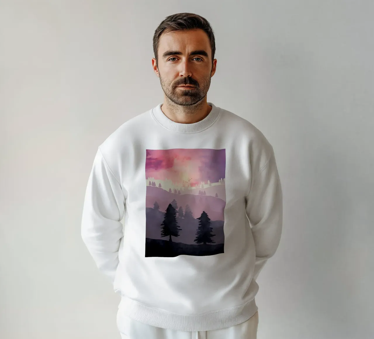 Nebbia della foresta estiva felpa da Albert S Jacob