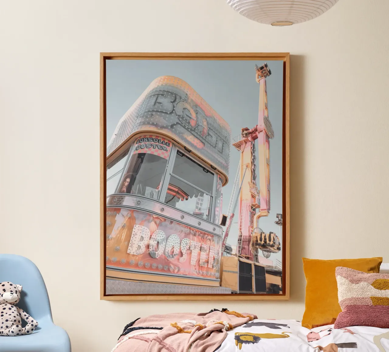 Luna Park d'epoca 2 tela con Cornice a cassetta da Moon  Bloom