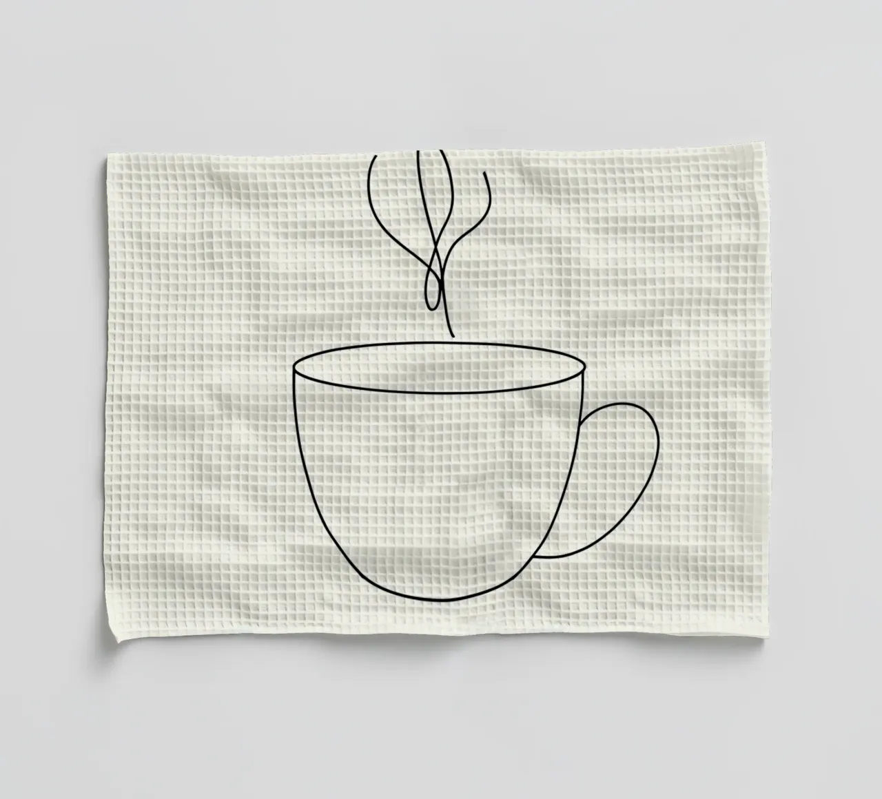 Coffee Mug Minimalist Line Art torchon de Viv Line Art