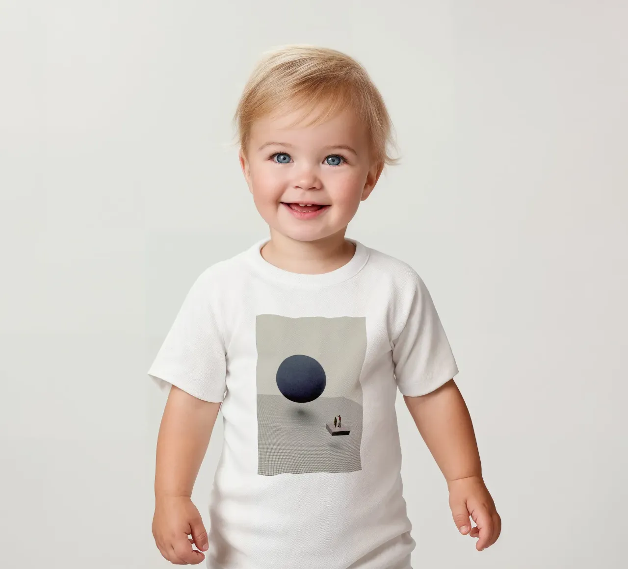 Let S Start From Scratch baby t-shirt by Maarten Léon