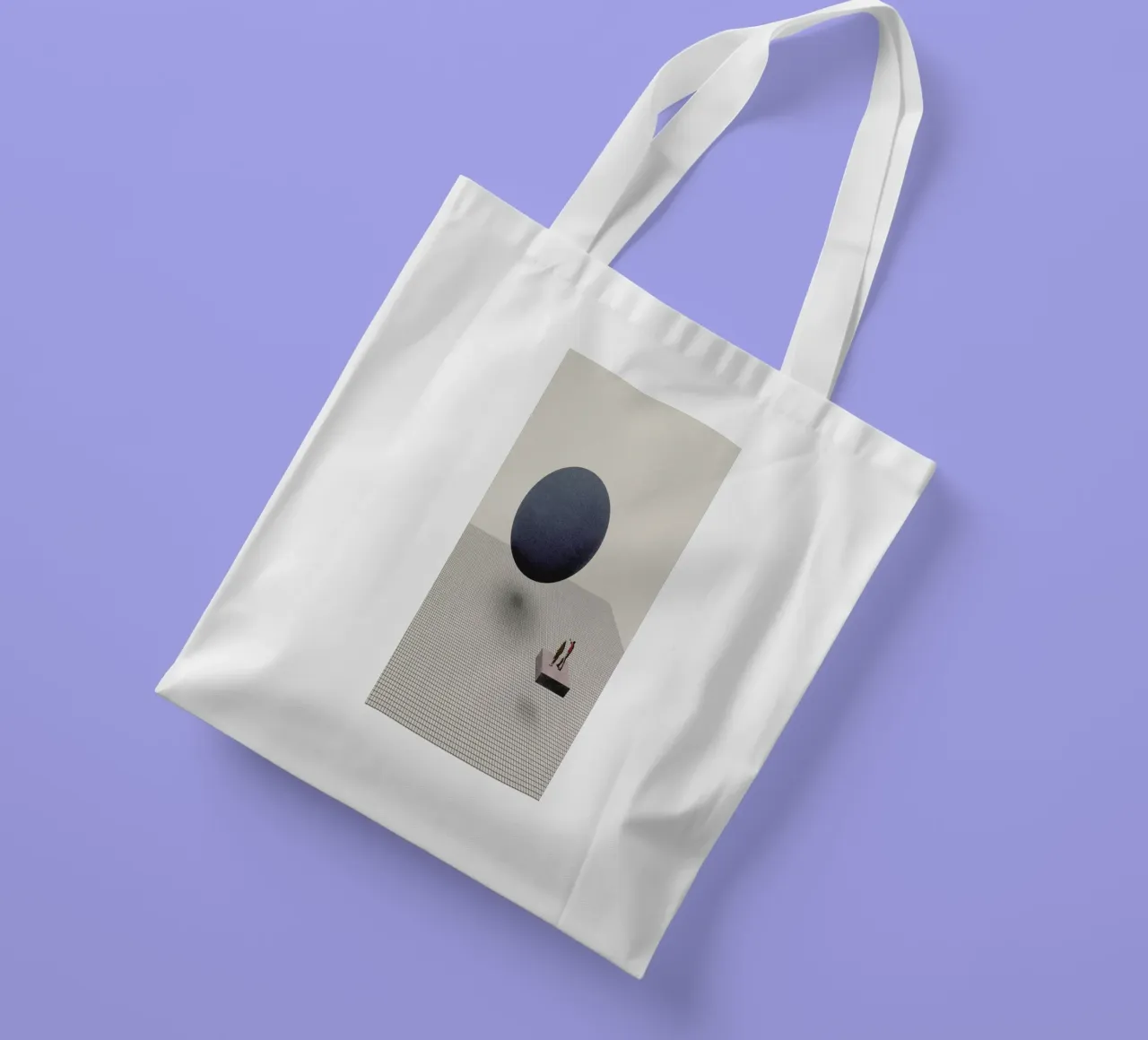 Let S Start From Scratch borsa in juta da Maarten Léon