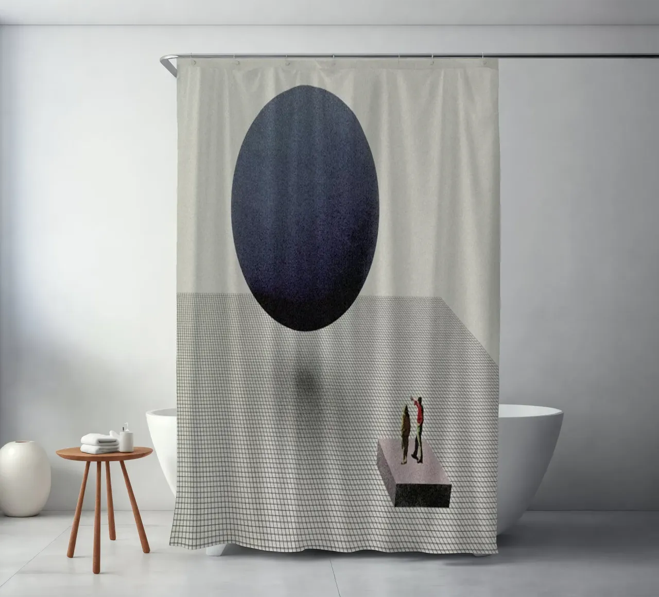 Let S Start From Scratch tenda da doccia da Maarten Léon