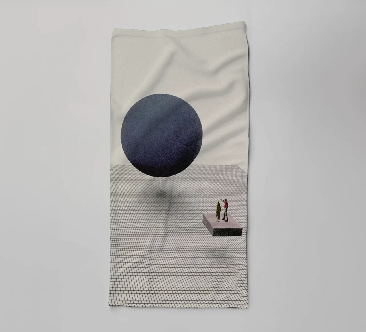 Let S Start From Scratch towel by Maarten Léon