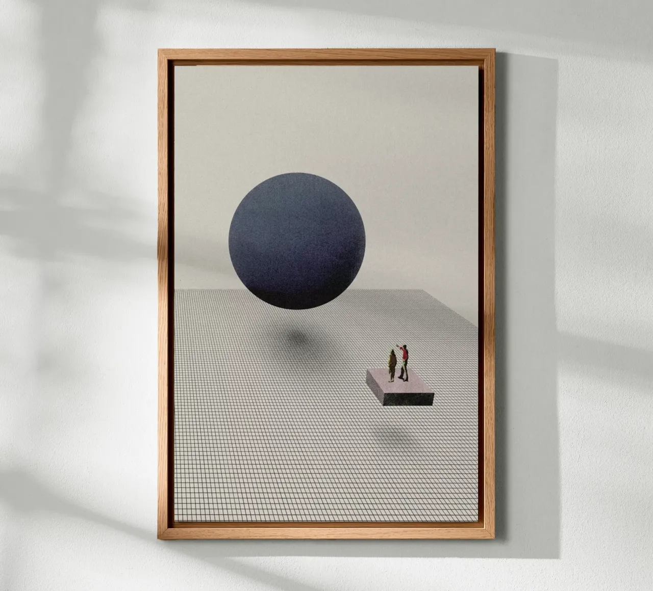 Let S Start From Scratch tela con Cornice a cassetta da Maarten Léon