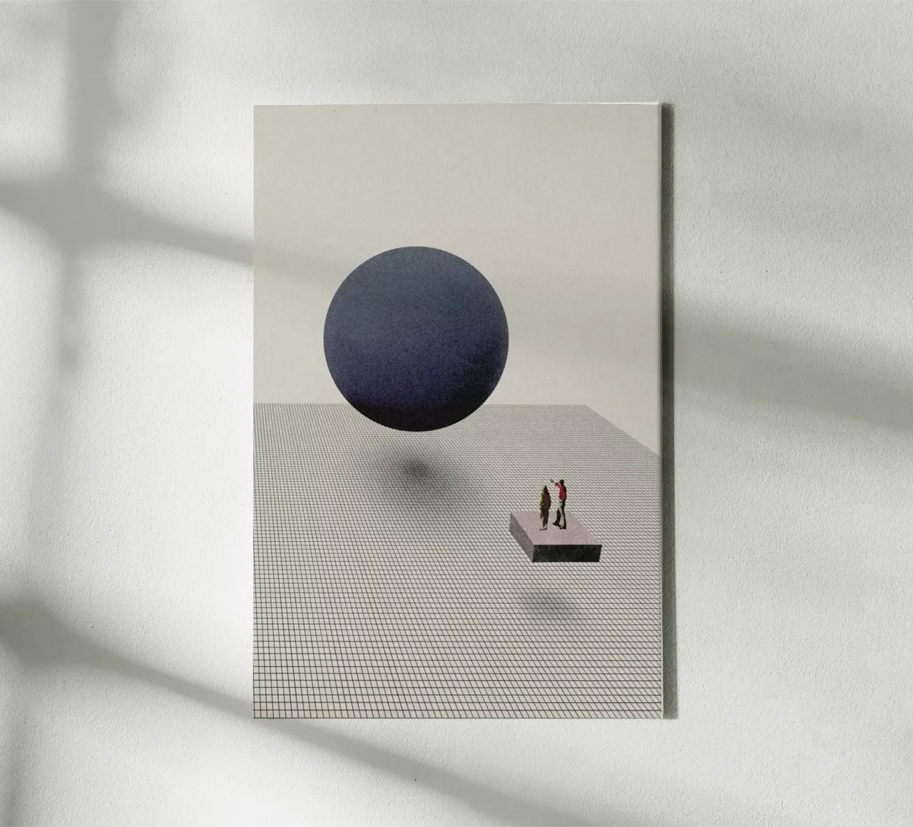 Let S Start From Scratch tela con Cornice a cassetta da Maarten Léon