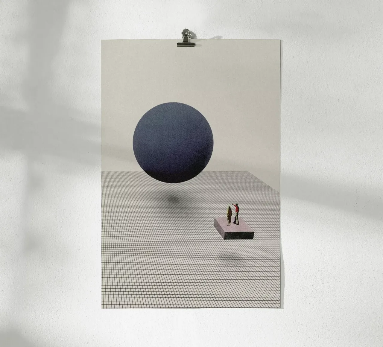 Let S Start From Scratch hahnemühle by Maarten Léon