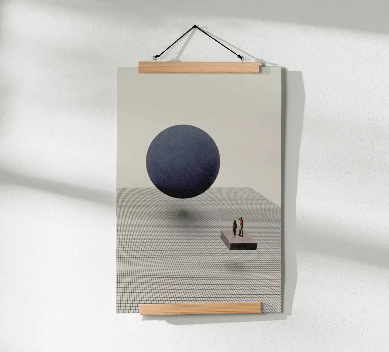 Let S Start From Scratch hahnemühle by Maarten Léon