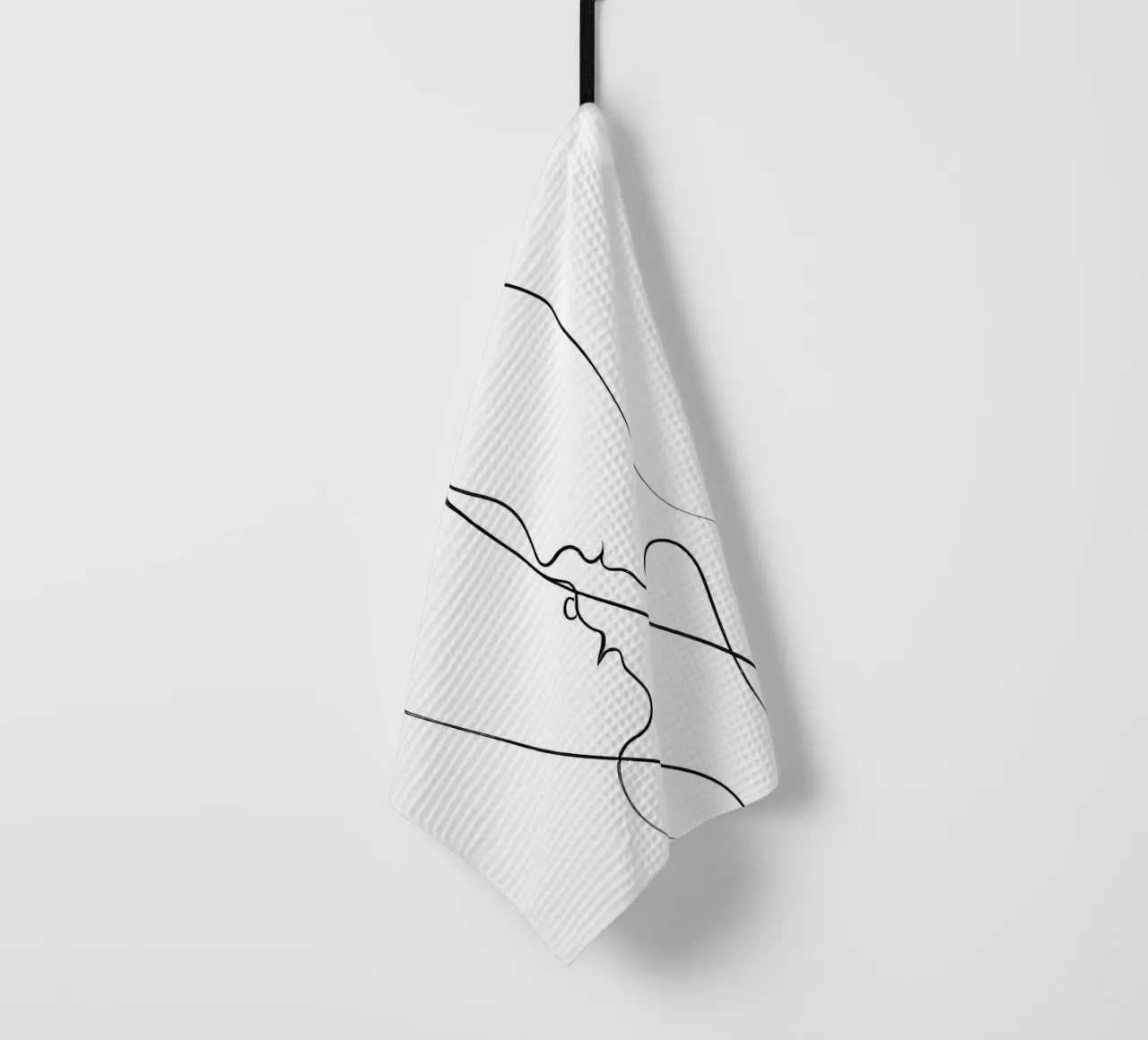 With You Minimalist Line Art torchon de Viv Line Art