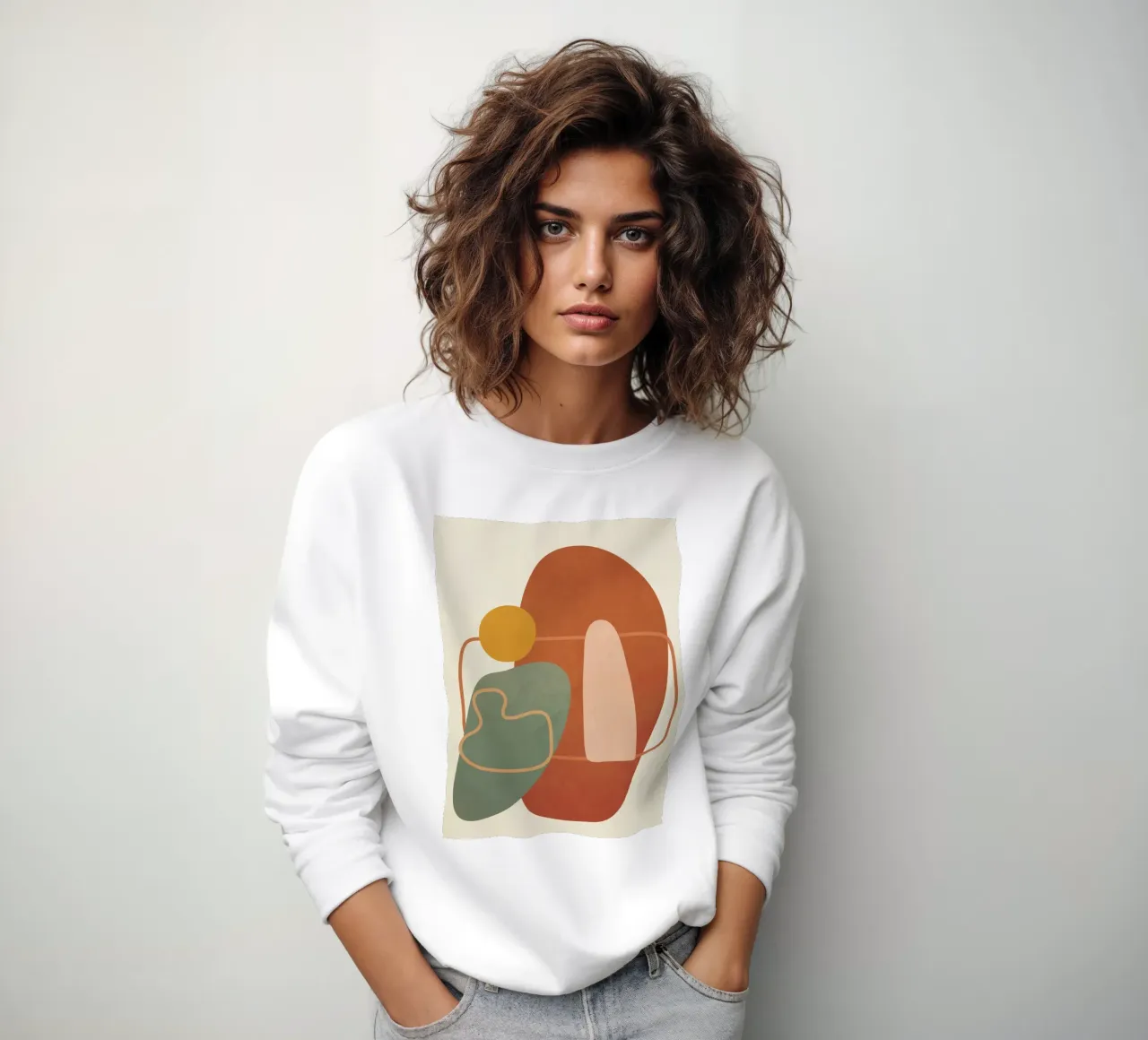 Geometry Abstract 1 sweatshirt by Flow Line