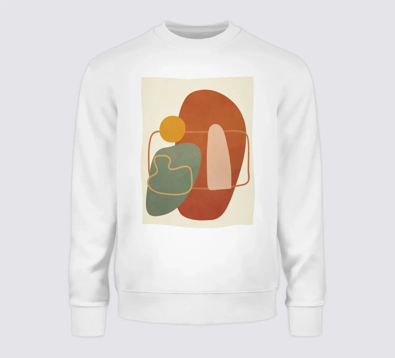 Geometry Abstract 1 Sweatshirt von Flow Line