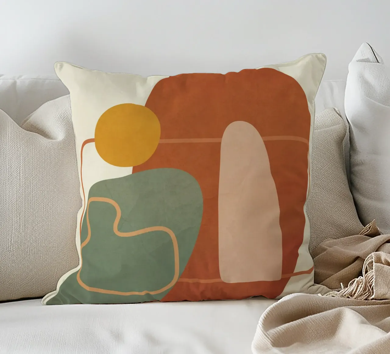 Geometry Abstract 1 cuscino da Flow Line