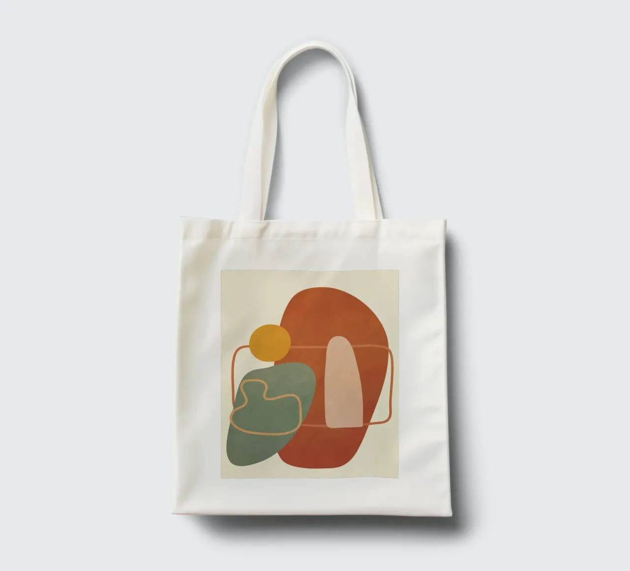 Geometry Abstract 1 borsa in juta da Flow Line