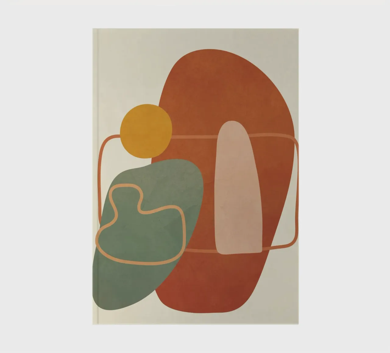 Geometry Abstract 1 notebook by Flow Line