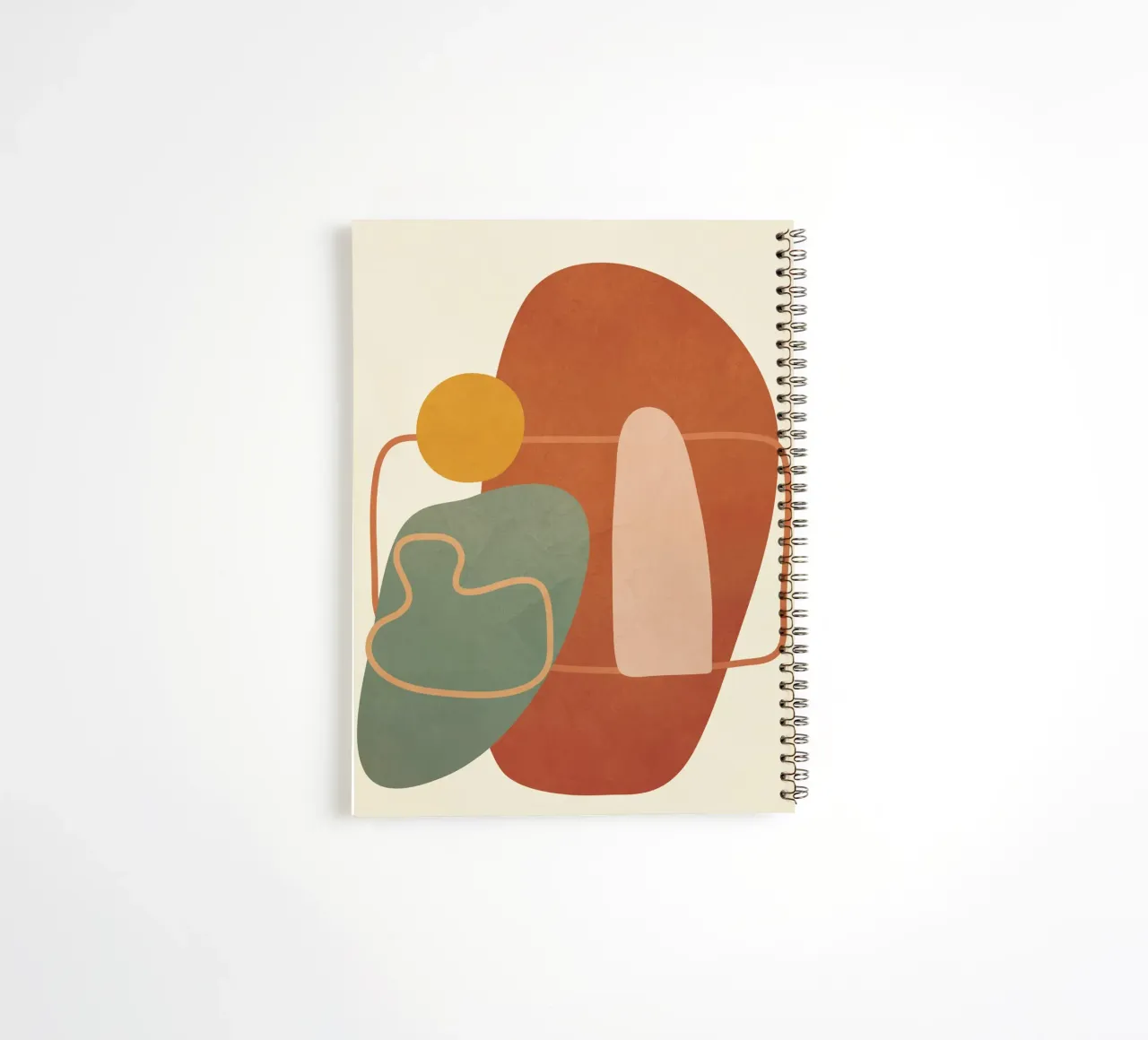 Geometry Abstract 1 spiral notebook by Flow Line