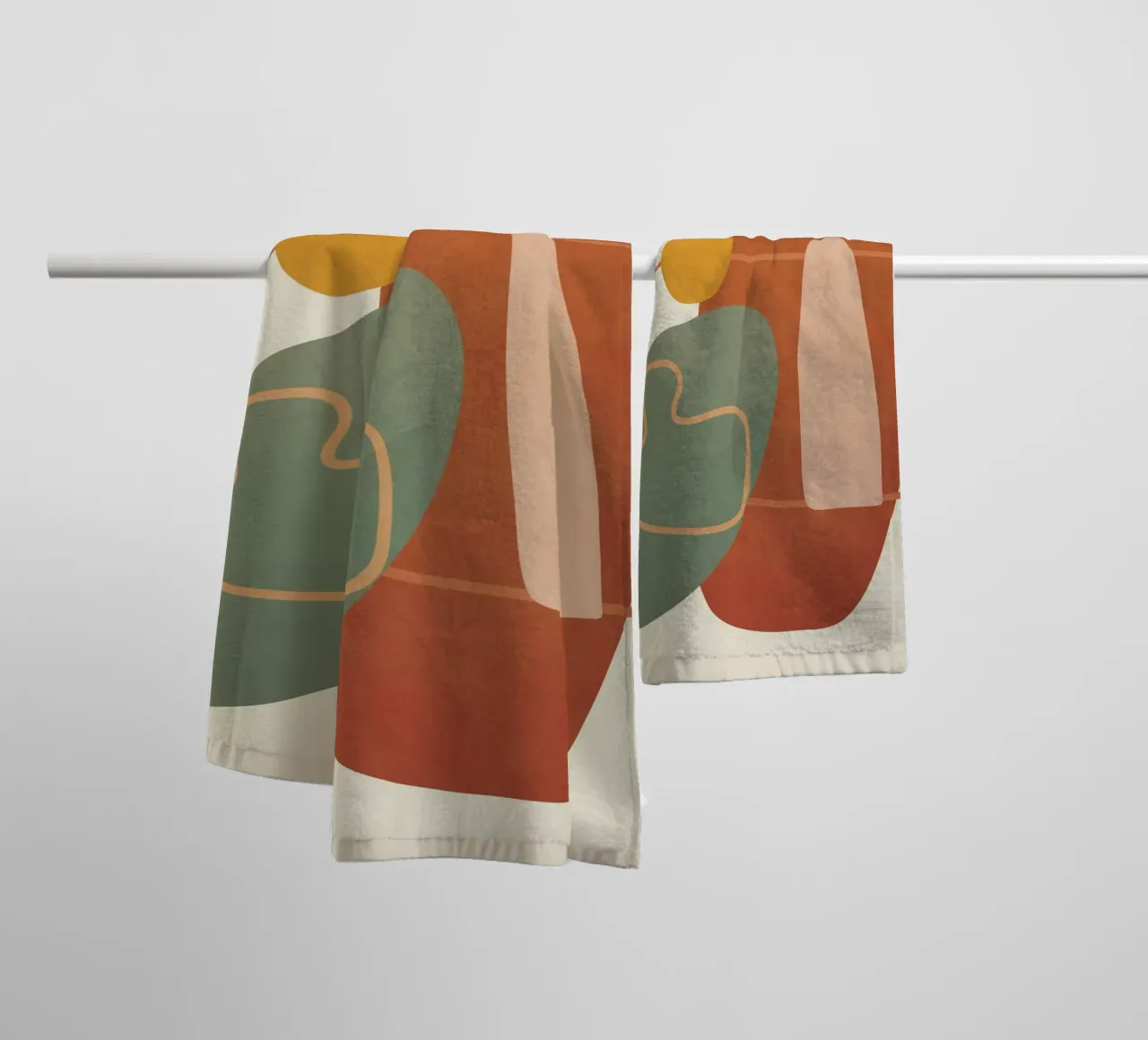 Geometry Abstract 1 asciugamano da bagno da Flow Line