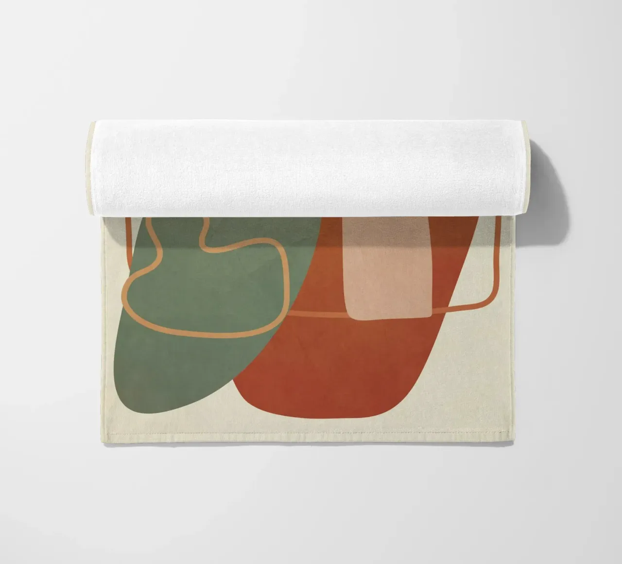 Geometry Abstract 1 beach towel by Flow Line