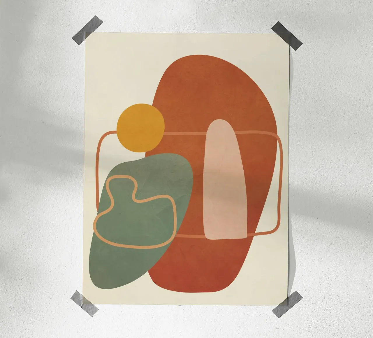 Geometry Abstract 1 carta hahnemühle da Flow Line