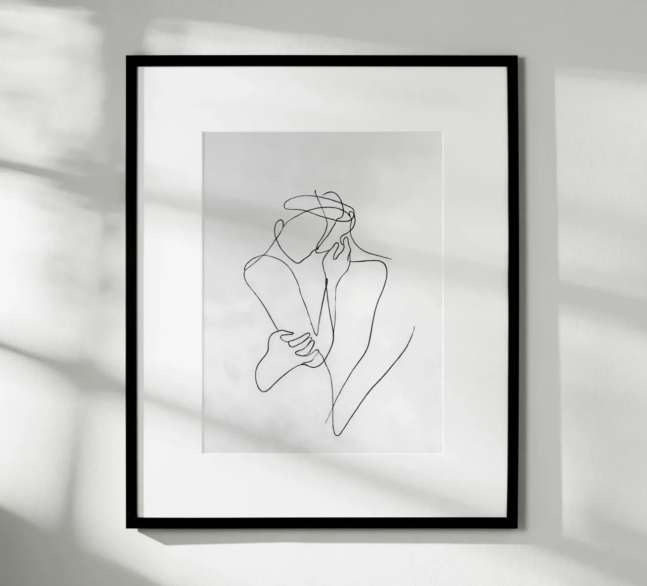 Coppia di artisti di linea minimalisti poster da Viv Line Art