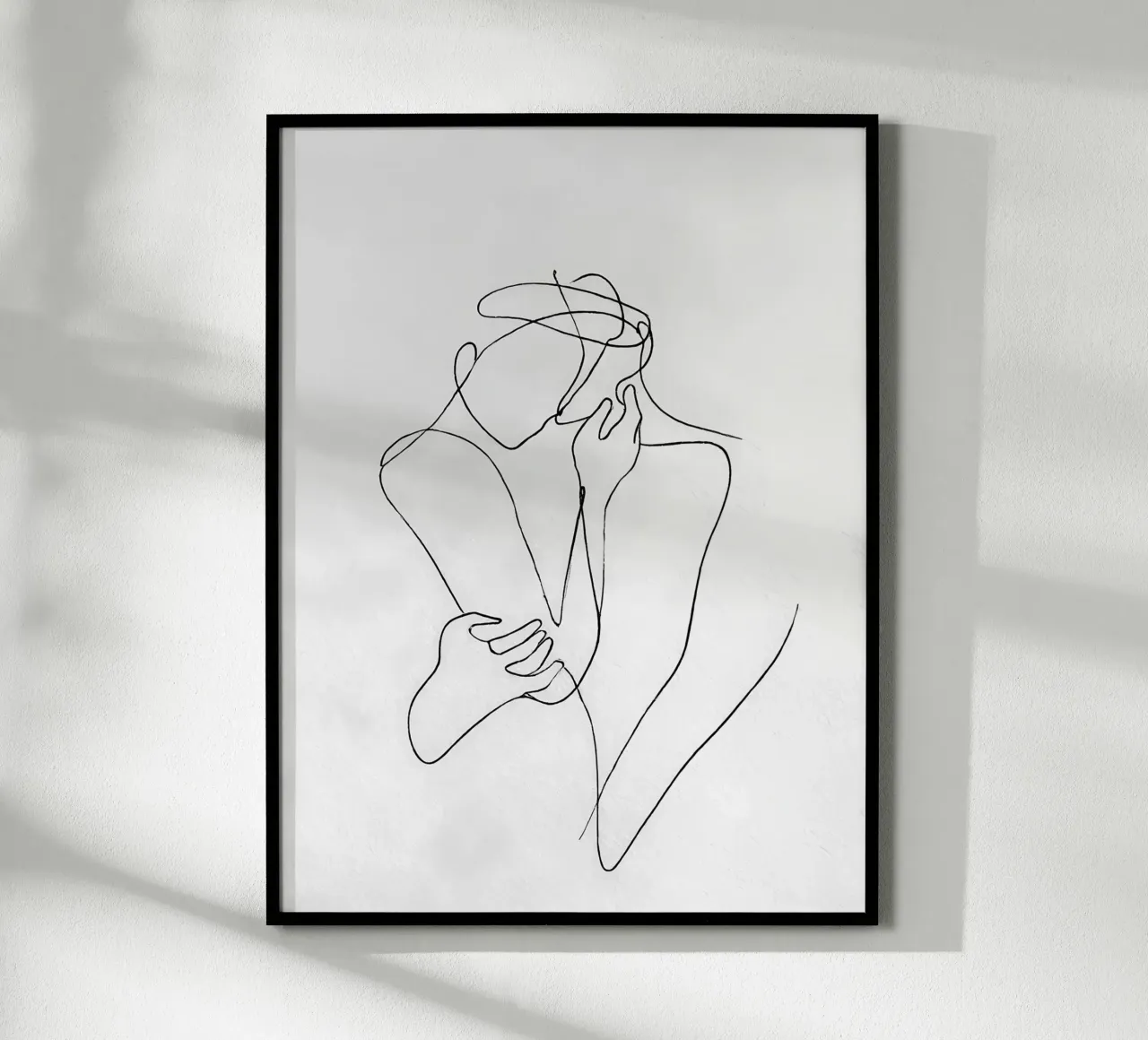 Coppia di artisti di linea minimalisti poster da Viv Line Art