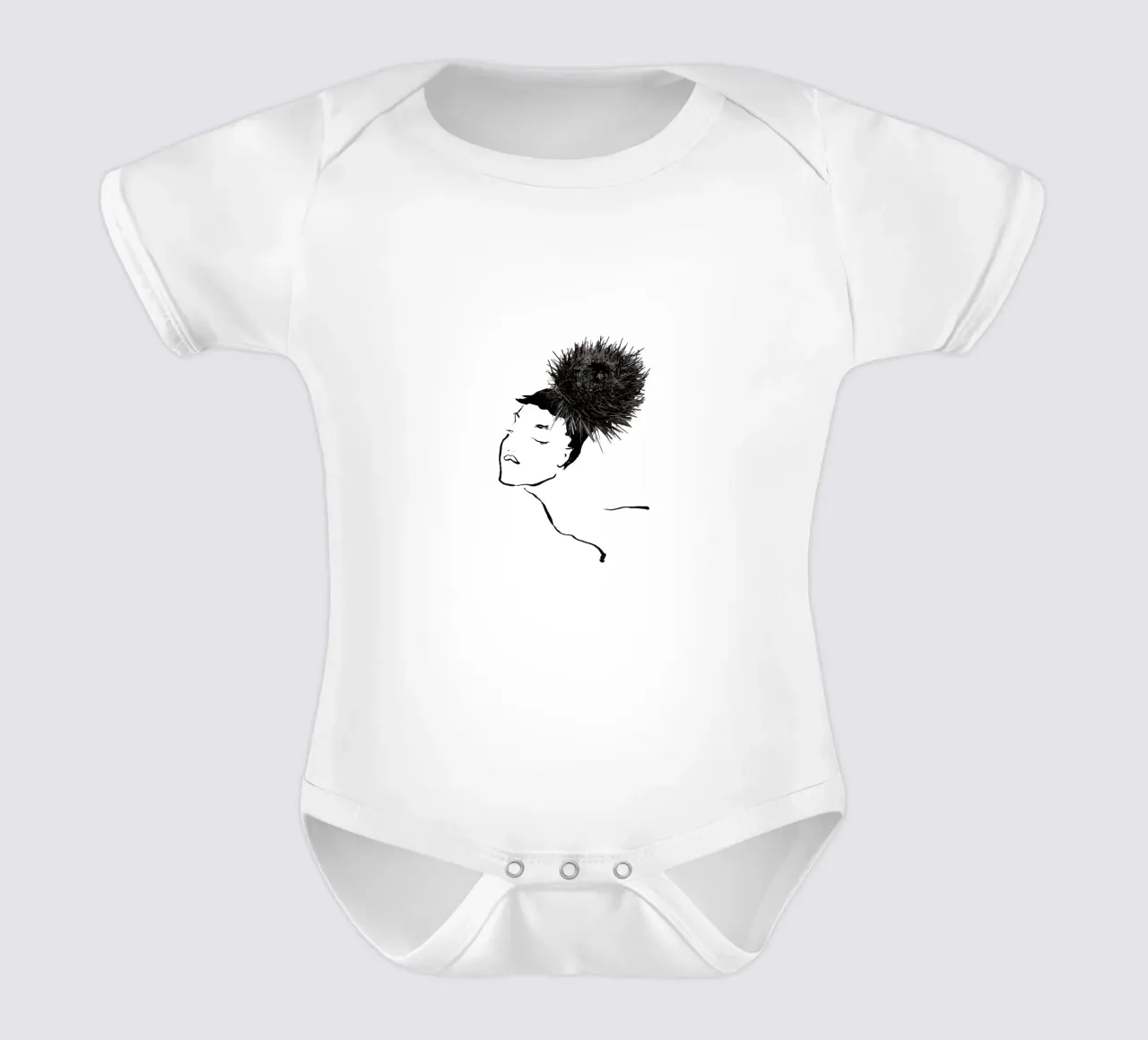 Uni Hat body neonato maniche corte da Gretchen Roehrs