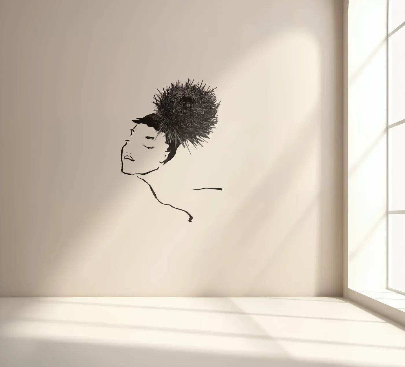 Uni Hat fotobehang van Gretchen Roehrs