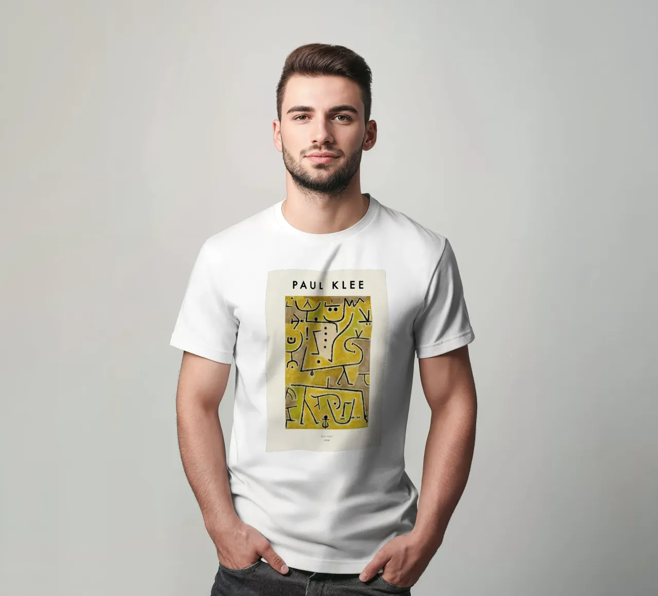 Klee - Red Vest t-shirt by ARTOTHEK