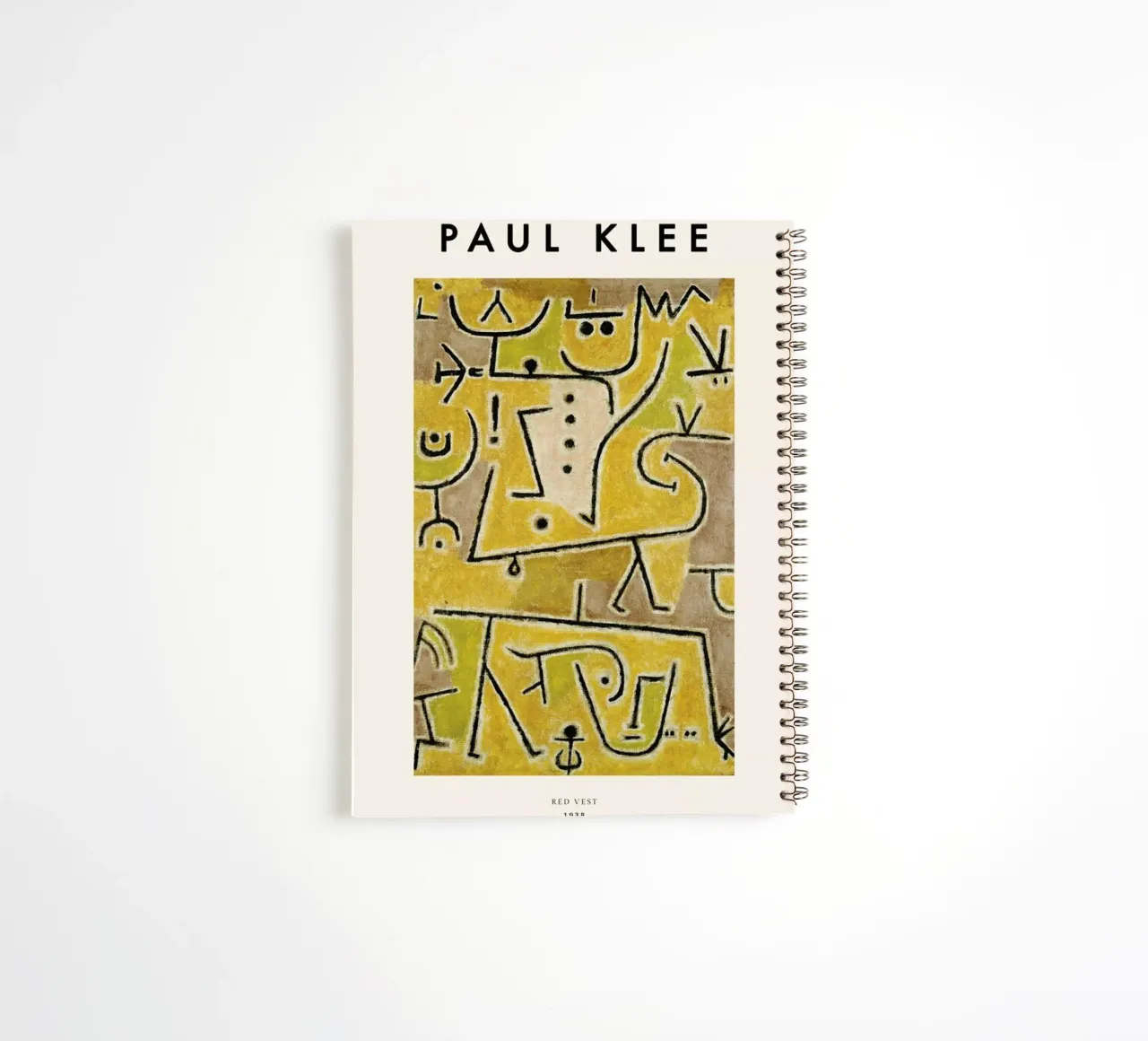 Klee - Red Vest spiral notebook by ARTOTHEK