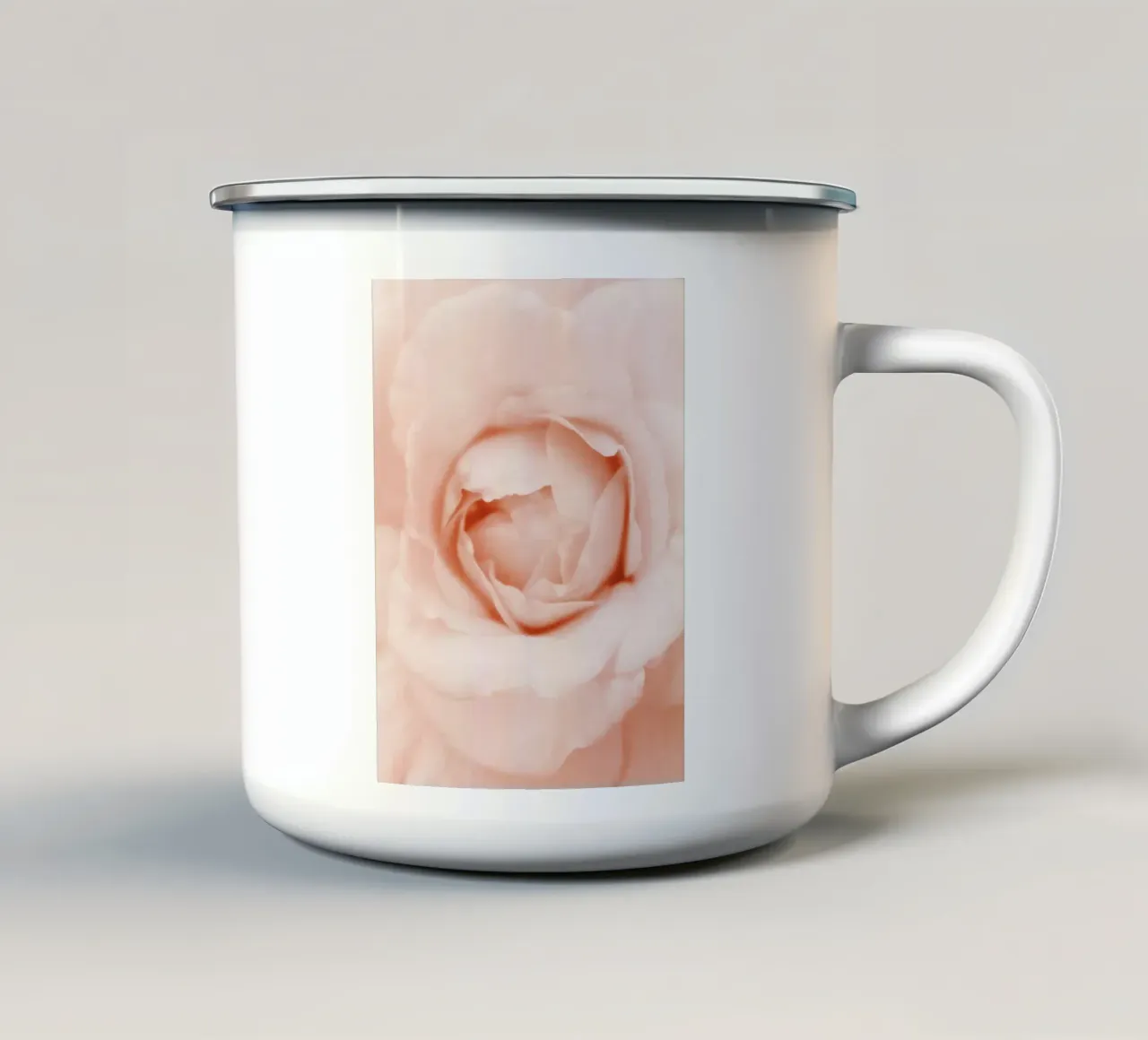 Peonia dolce tazza in smalto da Moon  Bloom