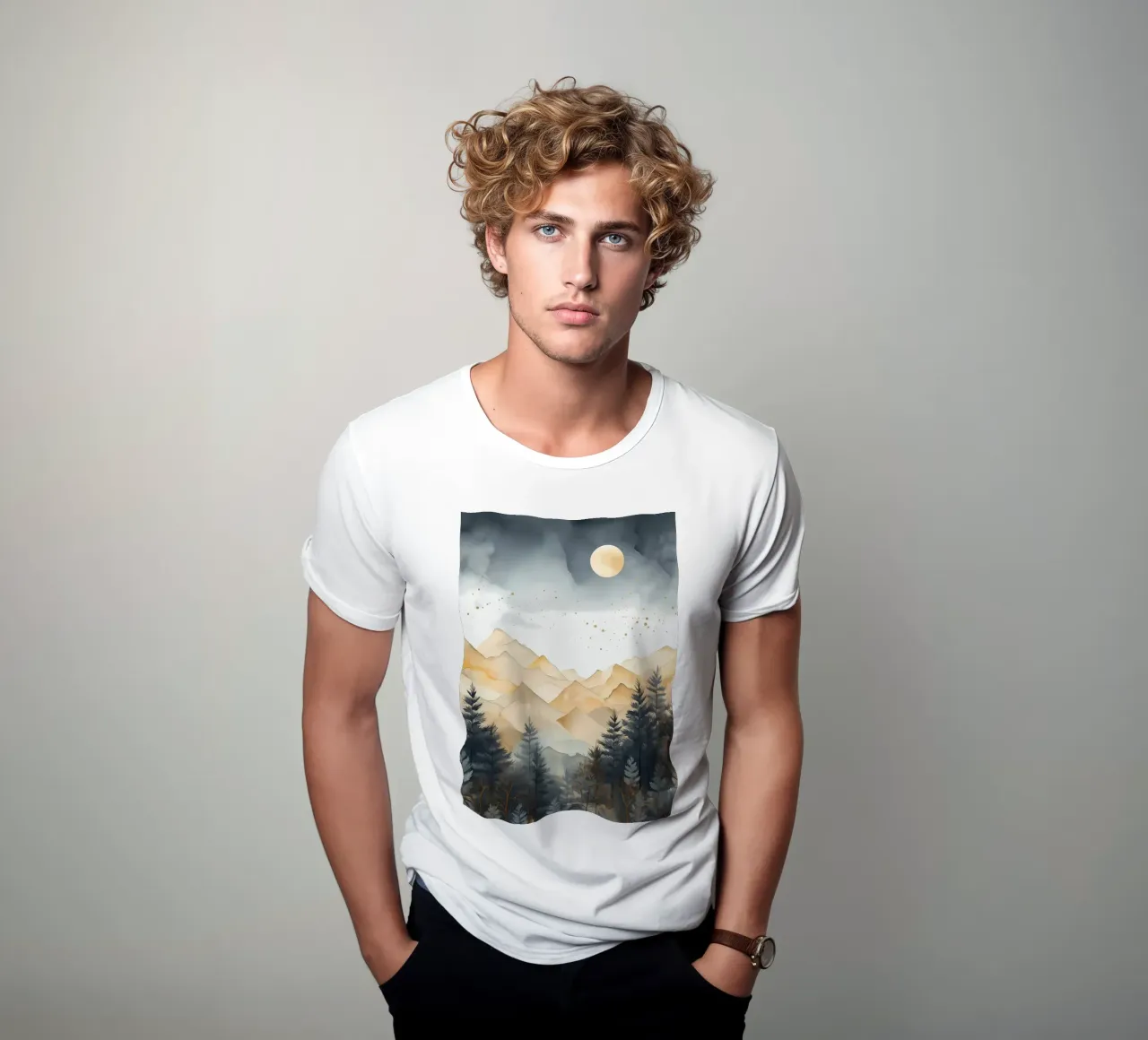 Tramonto calmo t-shirt da Albert S Jacob