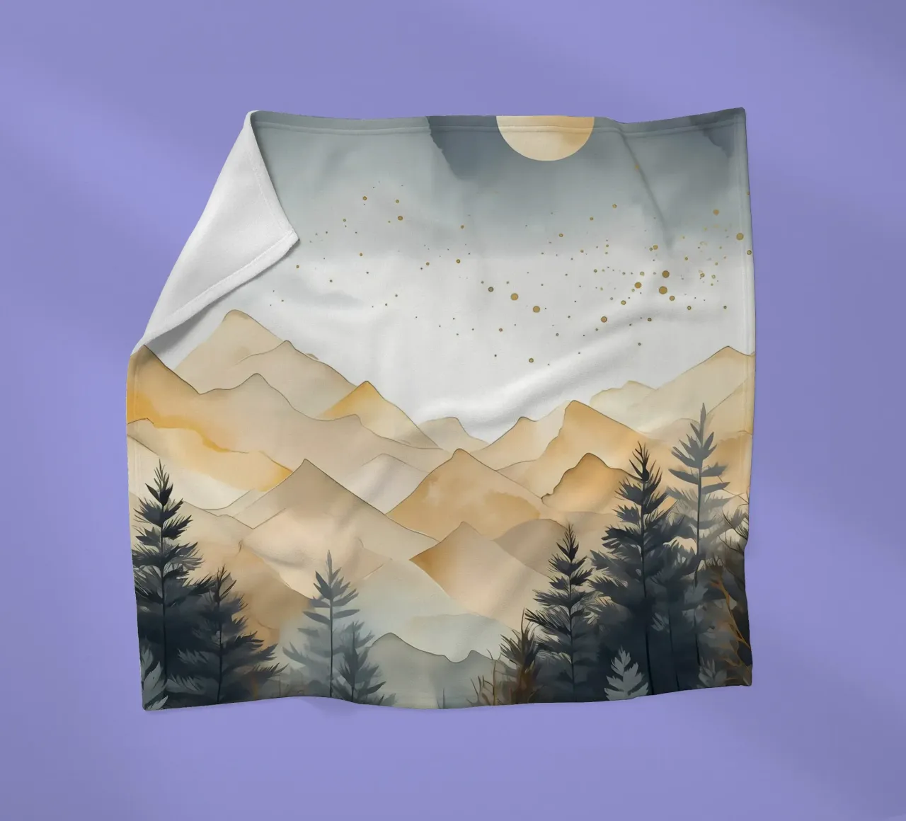 Tramonto calmo coperta in pile da Albert S Jacob