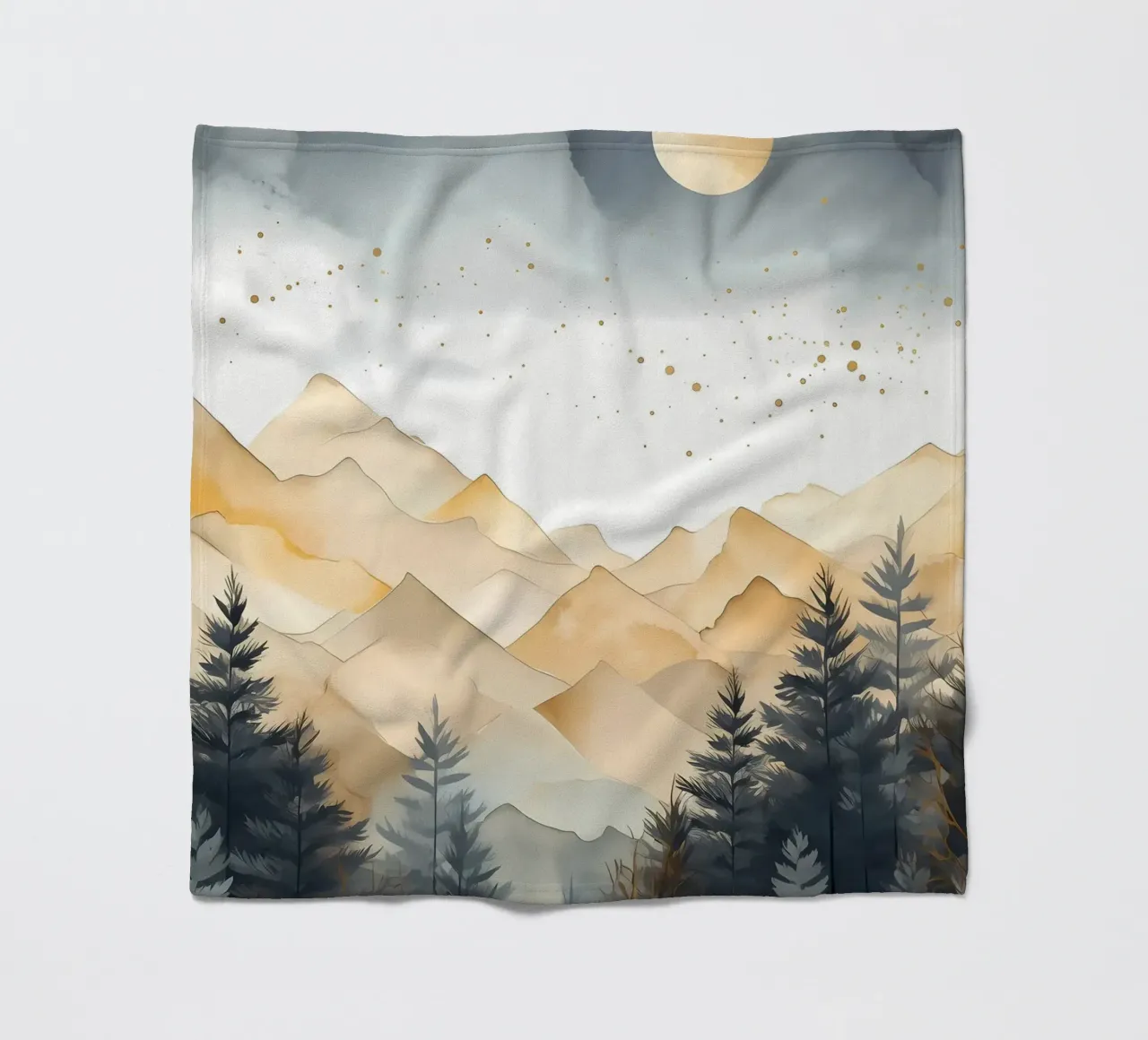Tramonto calmo coperta in pile da Albert S Jacob
