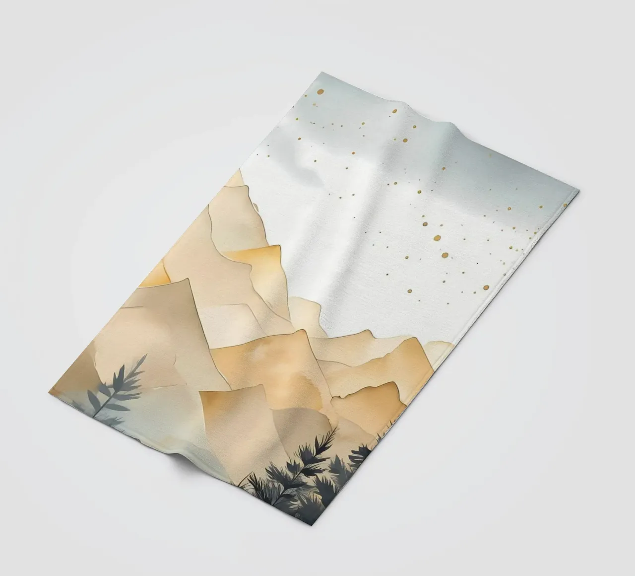 Tramonto calmo coperta in pile da Albert S Jacob