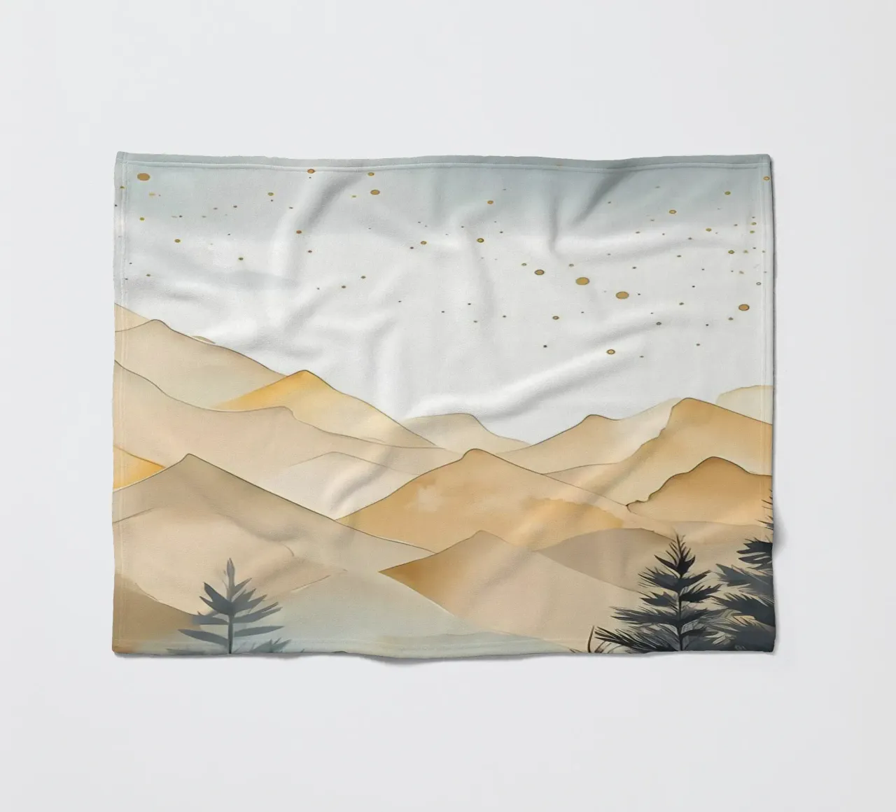 Tramonto calmo coperta in pile da Albert S Jacob