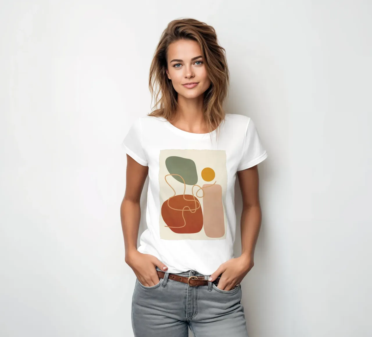 Geometry Abstract 2 t-shirt da donna da Flow Line