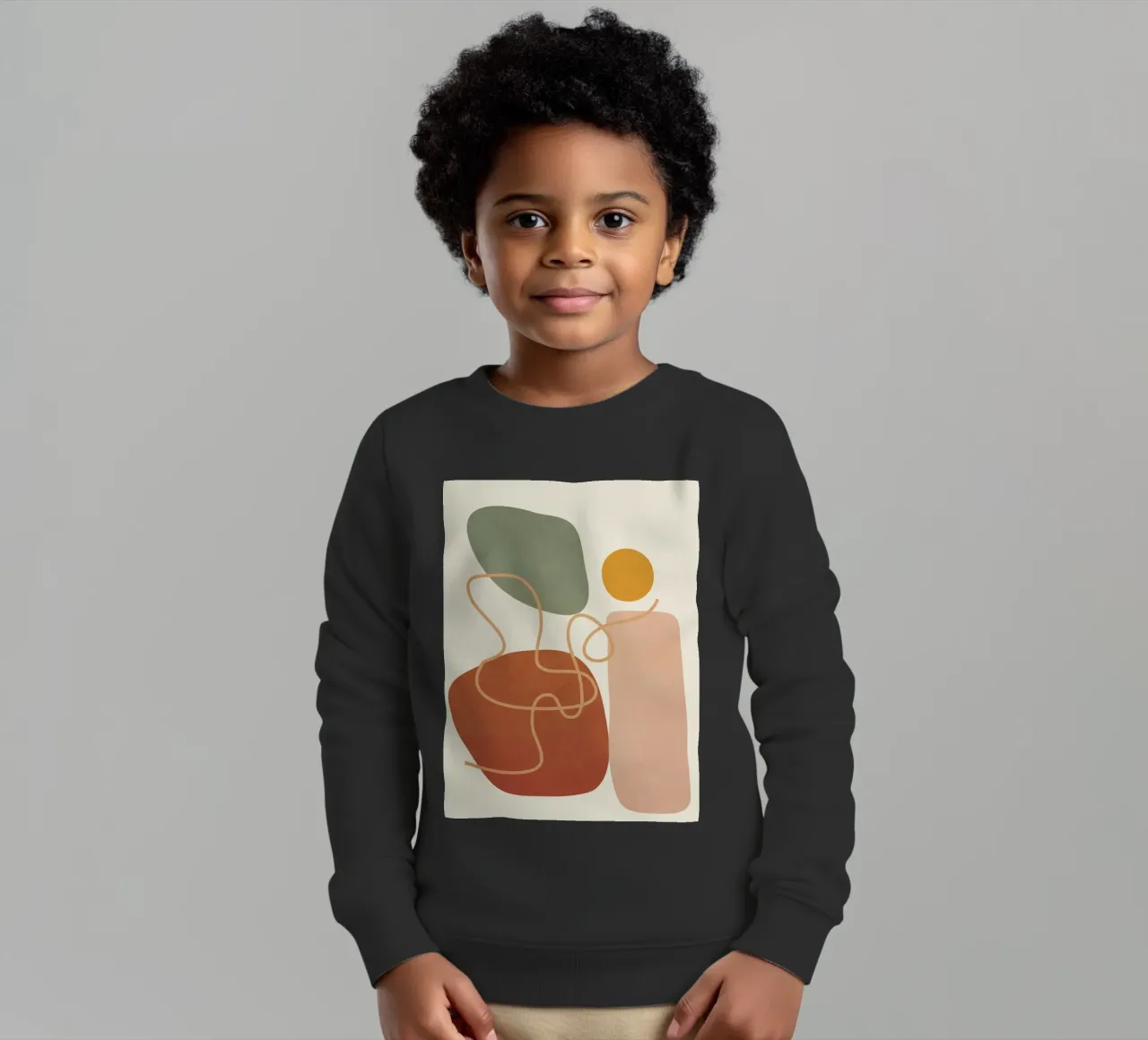 Geometry Abstract 2 felpa bambino da Flow Line