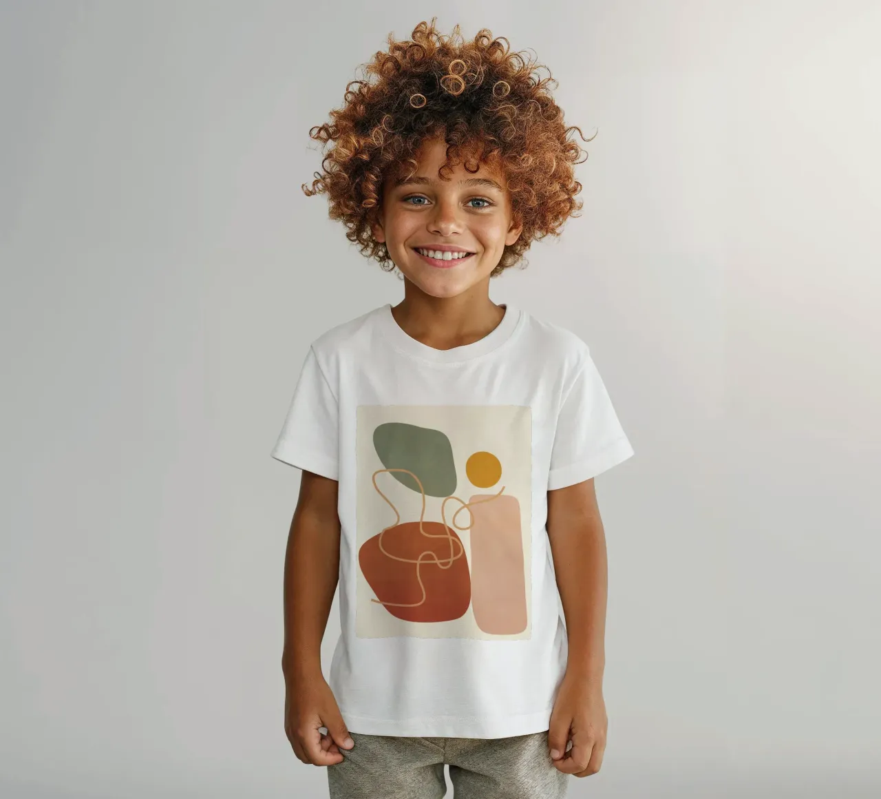Geometry Abstract 2 kinder t-shirt van Flow Line