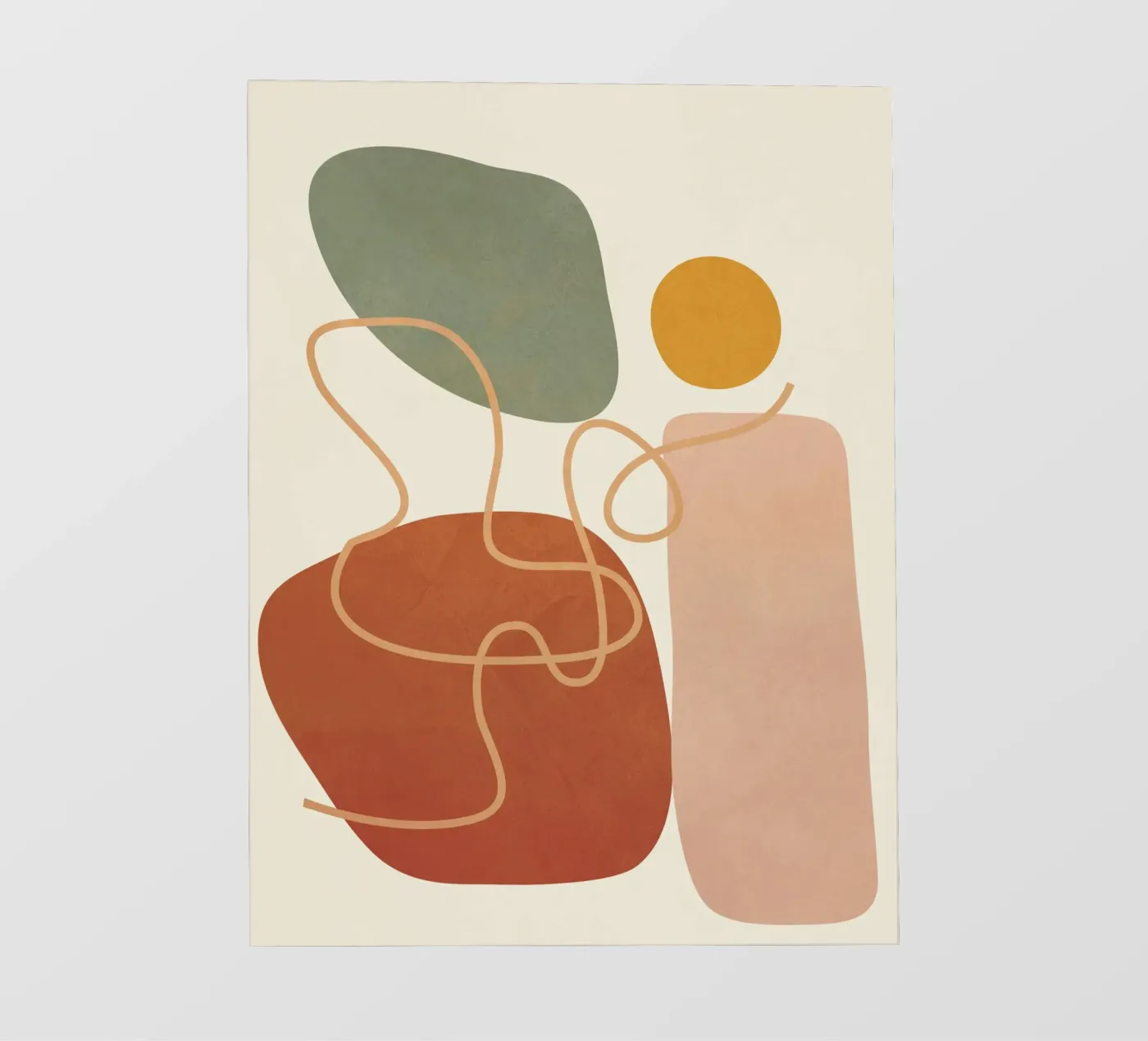 Geometry Abstract 2 fotobehang van Flow Line