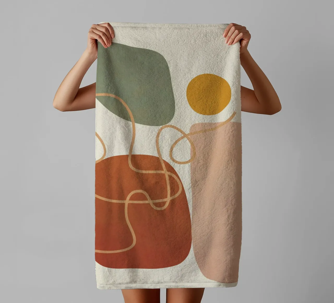 Geometry Abstract 2 asciugamano da bagno da Flow Line