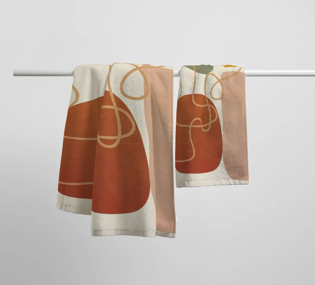 Geometry Abstract 2 asciugamano da bagno da Flow Line