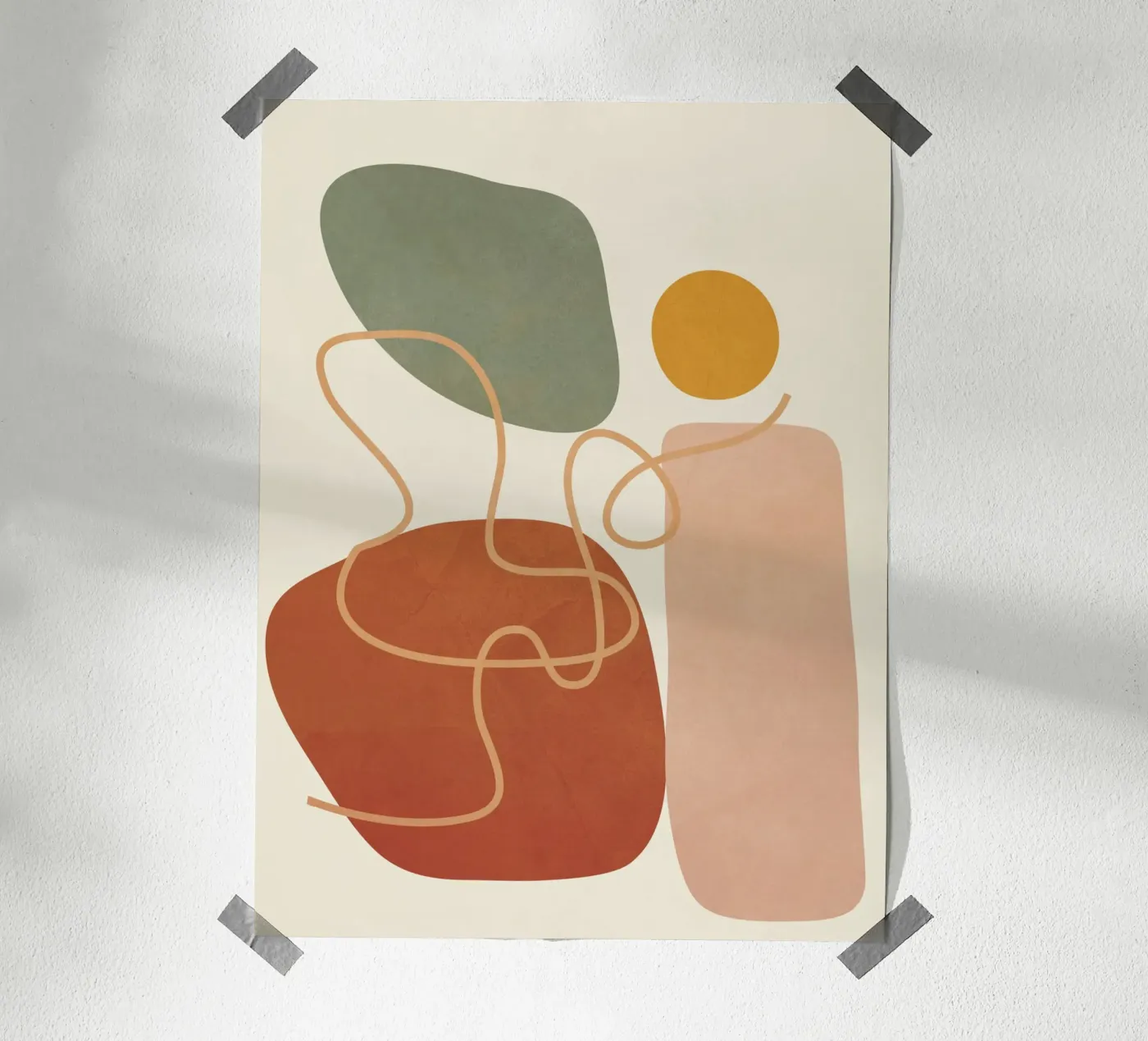 Geometry Abstract 2 poster van Flow Line