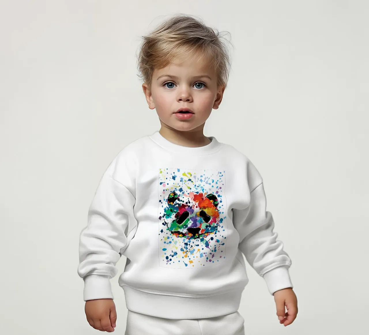 Spruzzi di panda felpa neonato da James M Coyle