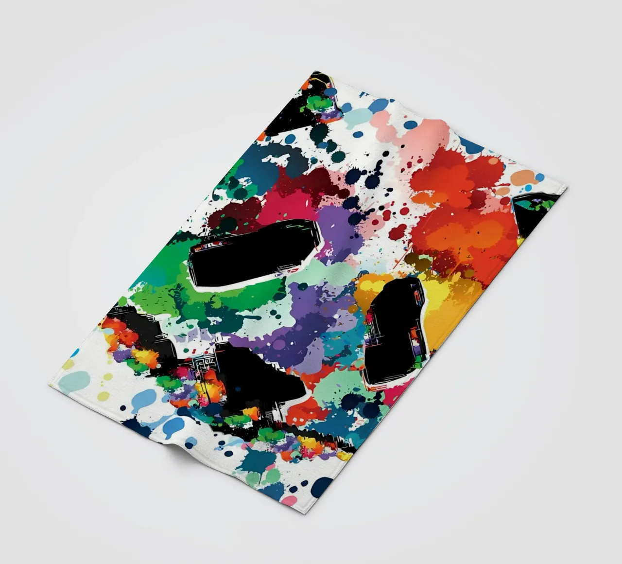 Spruzzi di panda coperta in pile da James M Coyle