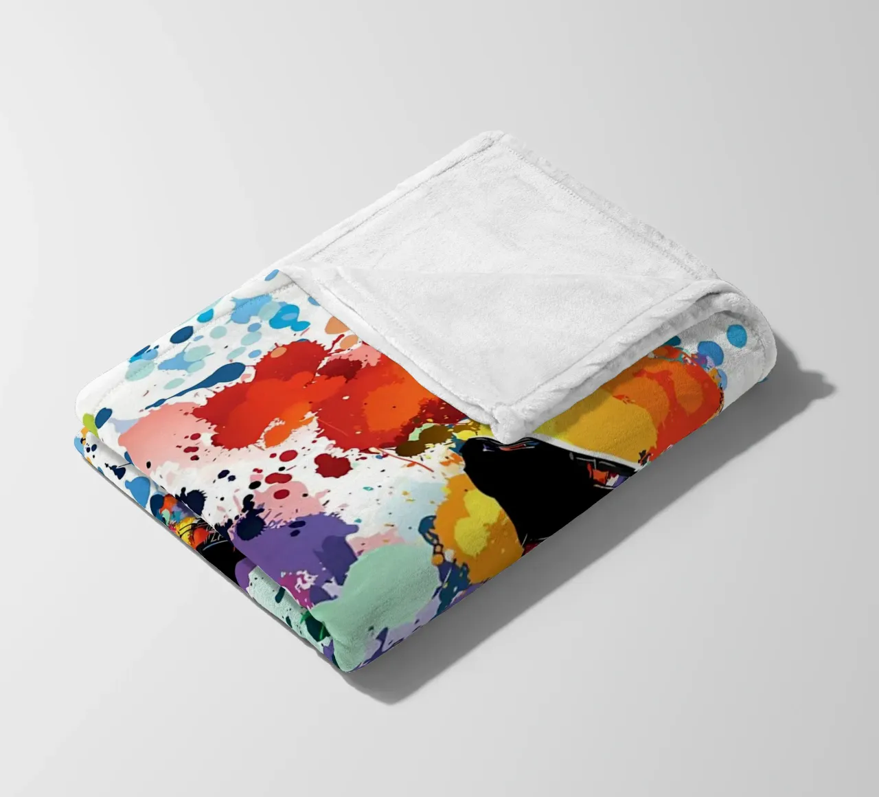 Spruzzi di panda coperta in pile da James M Coyle
