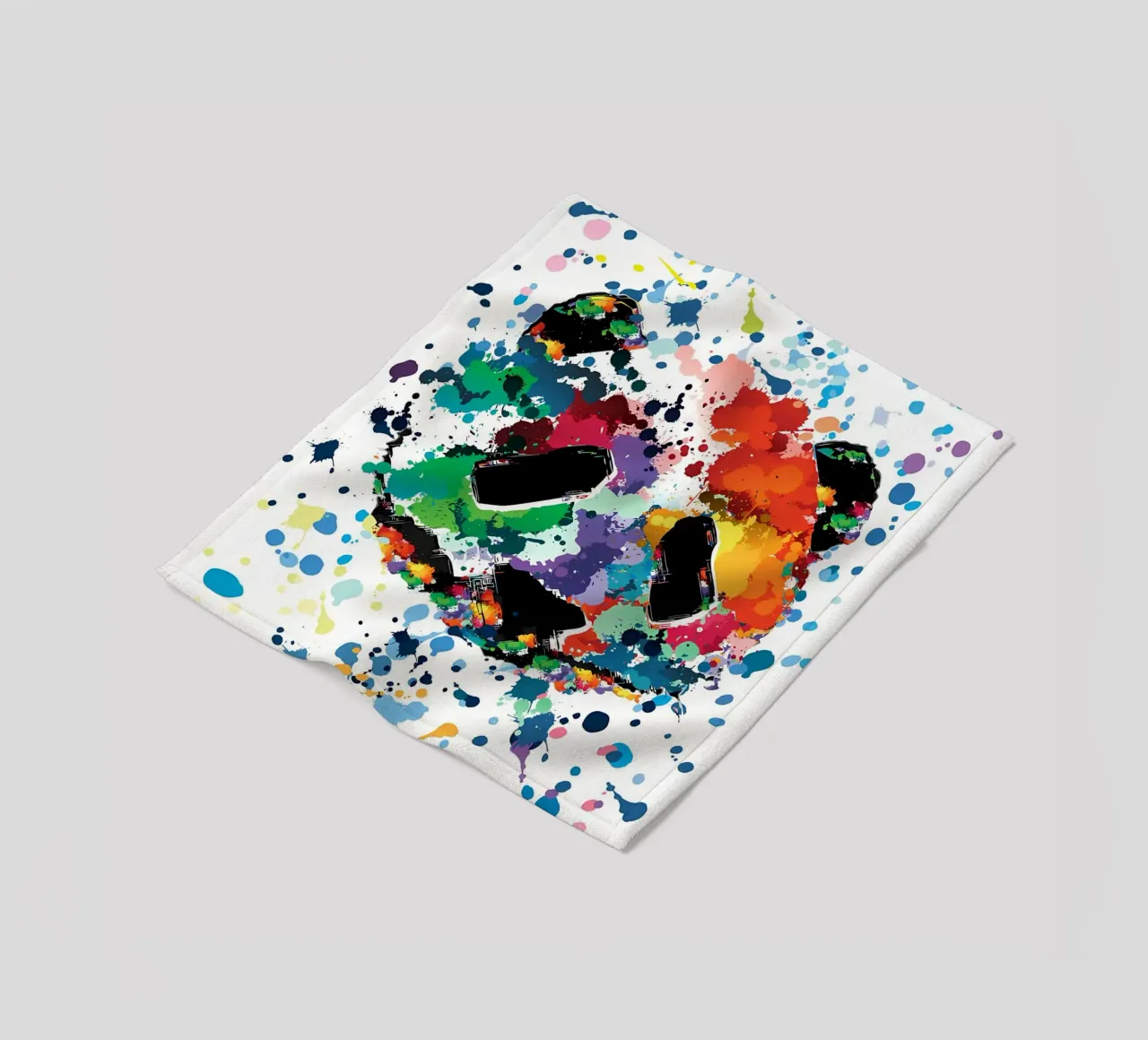 Spruzzi di panda coperta in pile da James M Coyle